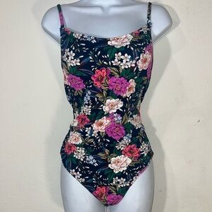 Jessica Simpson floral One Piece Swimsuit